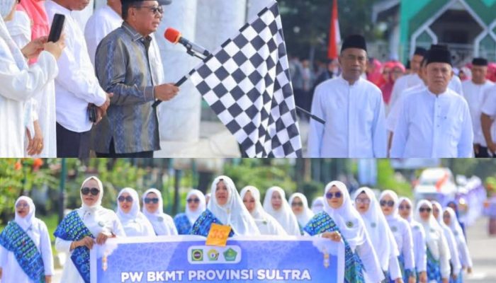1000 Lebih Peserta Tampil Semarak di Pawai Ta’ruf STQH ke-28 Provinsi Sultra