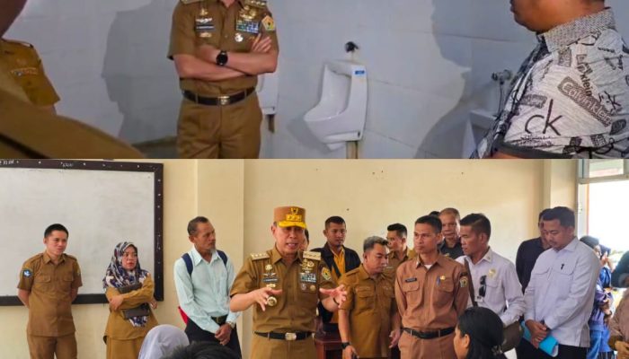 Kunjungi SMA Keberbakatan Olahraga Sultra, Gubernur ASR Soroti Kondisi Toilet yang Buruk & Minim Air Bersih