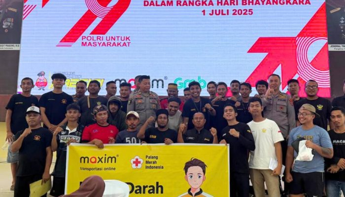 Mitra Pengemudi di Kendari Ambil Bagian di Hari Donor Darah Sedunia