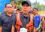 Gubernur ASR Sisir Lokasi Banjir di Lepo-lepo, Janji Bangun Tanggul