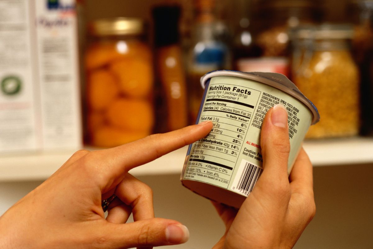 Label makanan