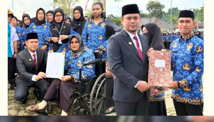 Bupati Koltim Serahkan SK 699 CPNS & PPPK: “Jaga Amanah, Tunjukkan Kinerja Terbaik!