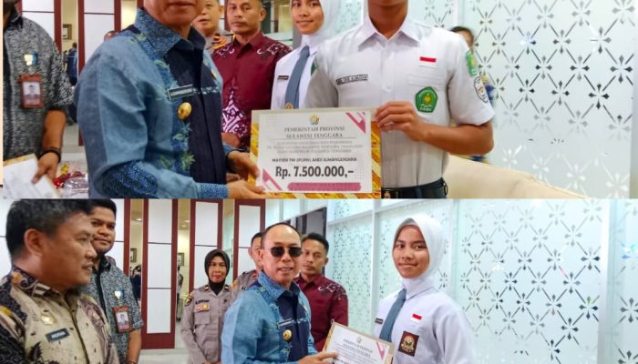 ASR Bagikan Bonus Rp7,5 Juta Untuk Paskibraka Nasional Sultra