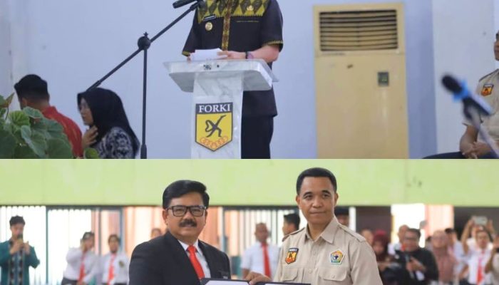 ASR Resmi Buka Kejuaraan Karate Piala Gubernur Sultra 2025, Dihadiri Mantan Menko Hadi Tjahjanto