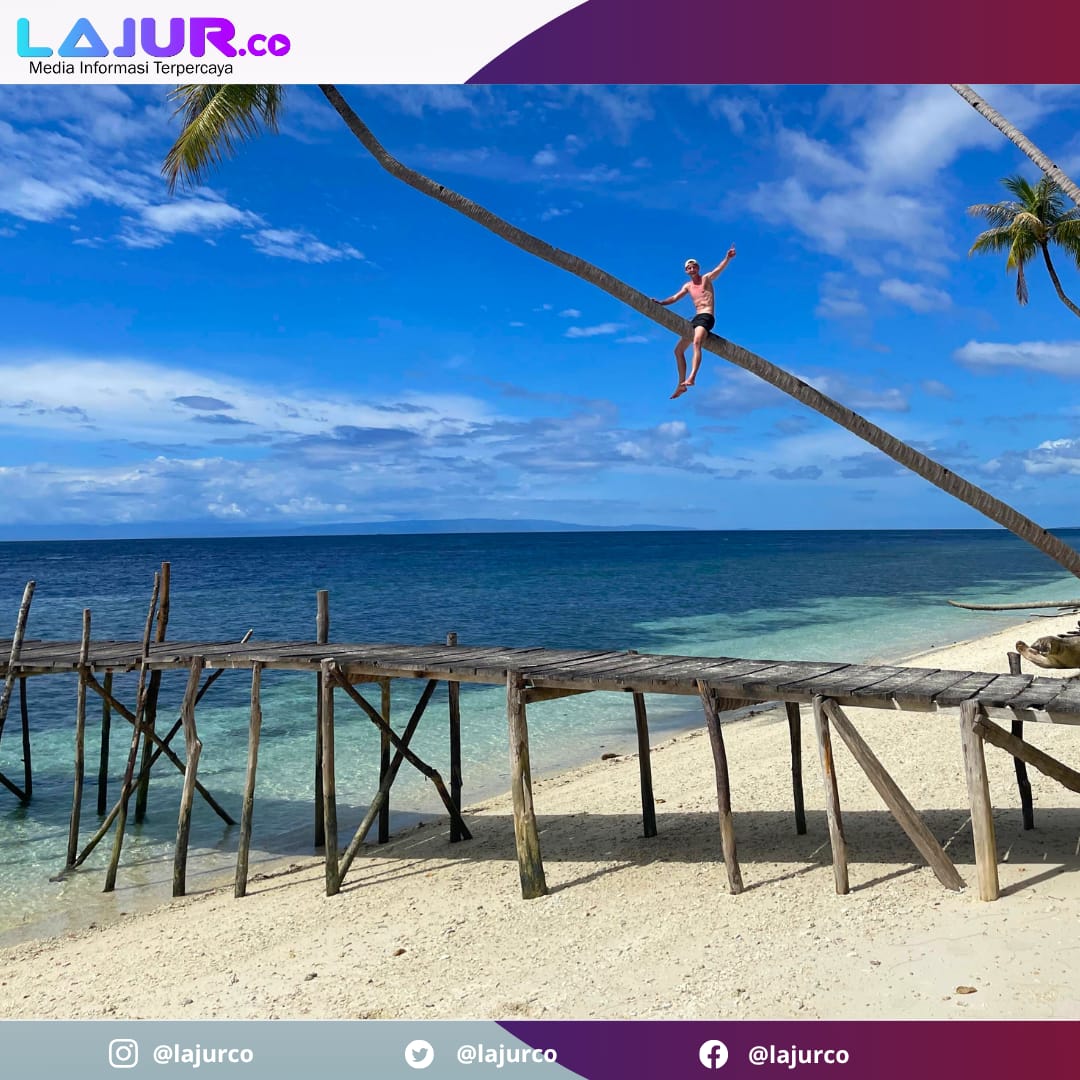 Ketgam 5: Wisata Pantai Puganda Desa Lukpanenteng juga masuk daftar wisata favorit wisatawan mancanegara.