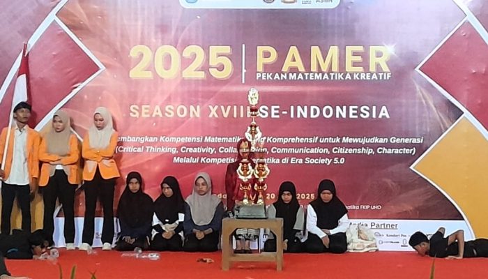 35 Sekolah & Mahasiswa Se-Indonesia Unjuk Skill Matematika Ajang PAMER Season XVIII di UHO