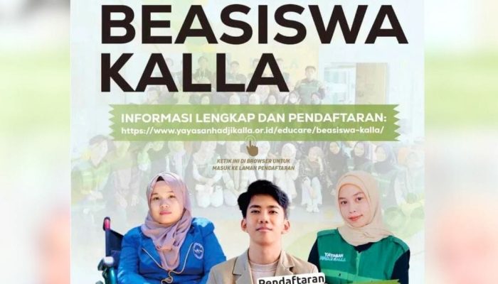Yayasan Hadji Kalla Buka Program Beasiswa Khusus Untuk Mahasiswa Asal Sultra, Cek Pendaftarannya di Sini!