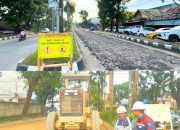 Potret Perbaikan Jalan Provinsi Depan Warkop Haji Anto Mandonga