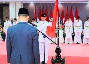 42 Anggota Paskibraka Sultra 2025 Dikukuhkan, ASR: Tunjukkan yang Terbaik!