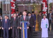 Potret Upacara Bendera Peringatan HUT ke-80 RI di Gedung Tower Bank Sultra