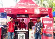 Stand Telkomsel Jualan Kartu SimPATI & Pascabayar Halo di Event Pameran Ekraf, Transaksi Tembus Rp10 Juta