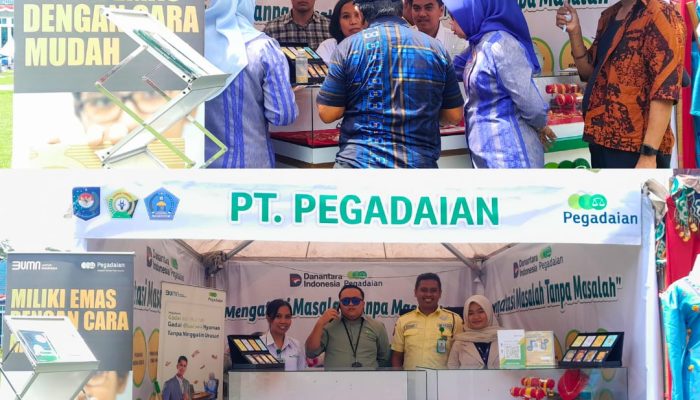 Hadir di Pameran Ekonomi Kreatif 2025, PT Pegadaian Kendari Dorong UMKM Melek Investasi