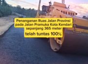 100 Persen Tuntas! Perbaikan Jalan Pramuka yang Rusak Parah Kelar, Brigjen Katamso OTW Mulus