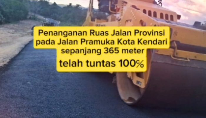 100 Persen Tuntas! Perbaikan Jalan Pramuka yang Rusak Parah Kelar, Brigjen Katamso OTW Mulus