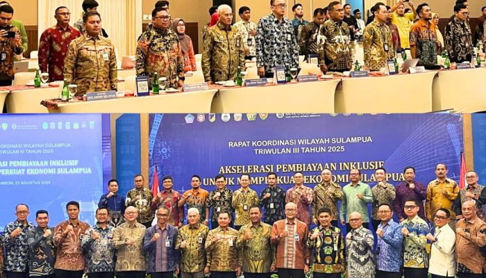 Rakorwil Sulampua Triwulan III 2025 di Maluku, Sekda Asrun Lio Sarankan Kredit Produktif Digenjot