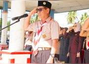 Plt. Bupati Koltim Pimpin Upacara Hari Pramuka ke-64, Ajak Kolaborasi Bangun Bangsa