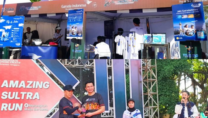 Pacu Sport Tourism, Garuda On The Move Mejeng di Amazing Sultra Run 2025