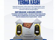Bank Sultra Gondol 3 Penghargaan Bergengsi 30th Infobank Banking Appreciation 2025