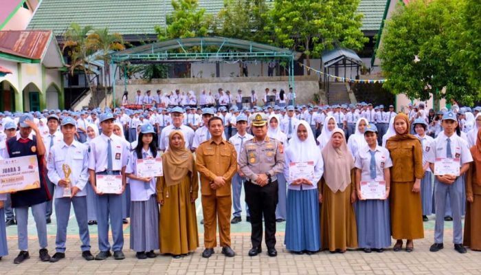 Ditlantas Polda Sultra Masuk Sekolah, Beri Edukasi Keselamatan Berkendara di SMA 1 Kendari