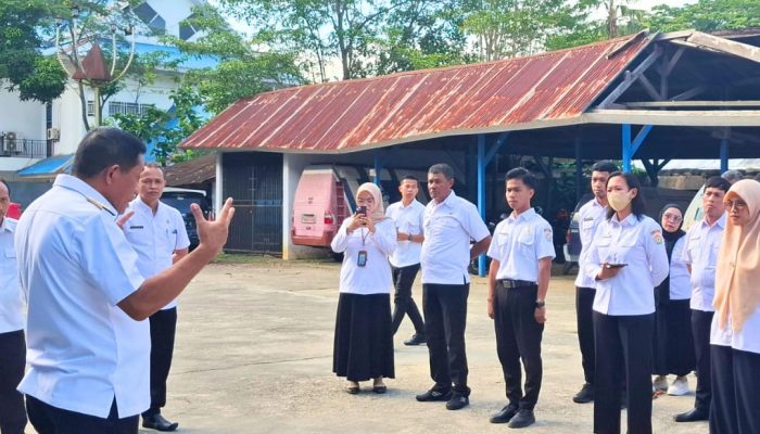Wagub Sidak Diskominfo Sultra: Soroti Disiplin ASN Rendah, Minta Parkiran & Lampu Kantor Dibenahi