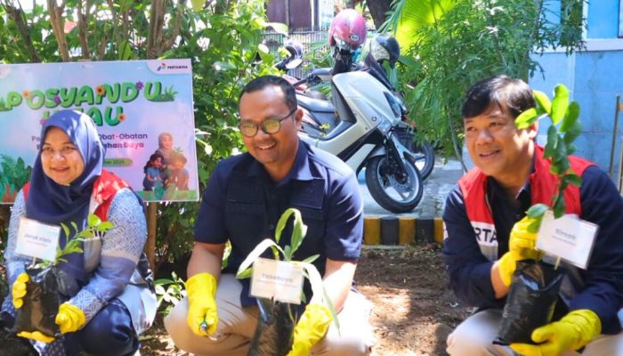 Pertamina Patra Niaga dan Pertamedika IHC Hadirkan Program CSR Posyandu Hijau