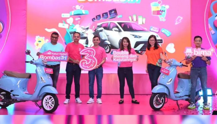 Ribuan Hadiah Menanti, Tri Helat Kebut Hadiah BombasTri: Serbu Hadiahnya, Double Kesempatannya!