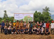 Dukung Swasembada Pangan, KKN UHO Gelar Penanaman Padi Gogo di Lahimbua