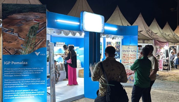 Komitmen Dukung UMKM Lokal, PT Vale Hadir di Ajang Gebyar UMKM Sultra