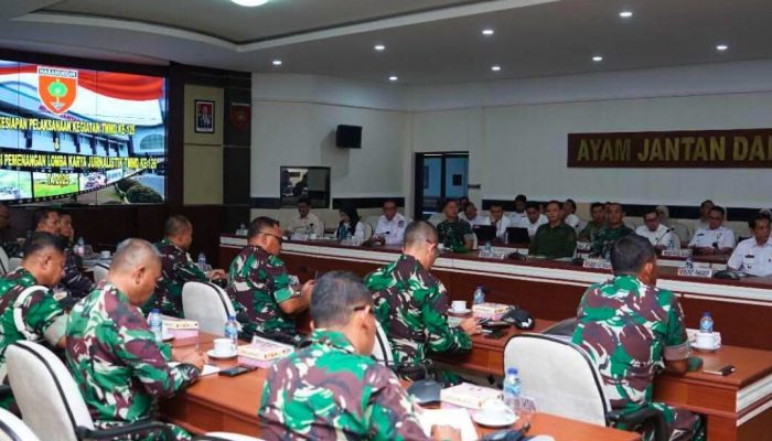 Yosep Sahaka Hadir di Markas Kodam Hasanuddin Jelang TMMD Reguler ke-126