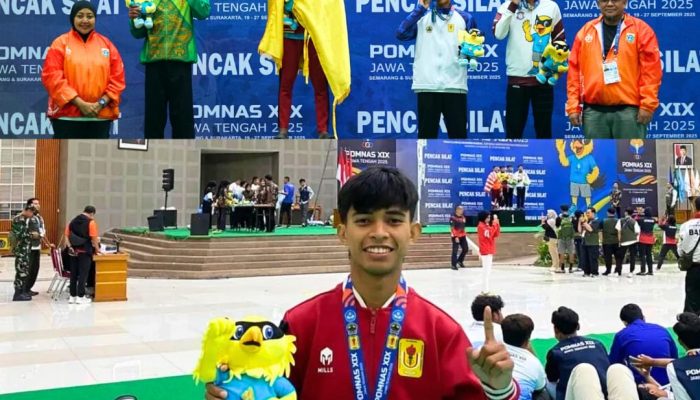Bikin Bangga! Yasir Nur Ikhwanuddin Persembahkan Medali Emas untuk UHO di POMNAS XIX 2025