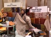 Tenun Buteng dan Muna Turut Warnai Booth Business Matching Rangkaian ISEF 2025 di Jakarta