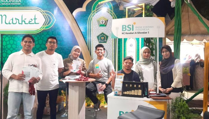 Sinergi BSI & BI Sultra, Fasilitasi Transaksi Digital UMKM Lewat QRIS di STQH Nasional XXVIII