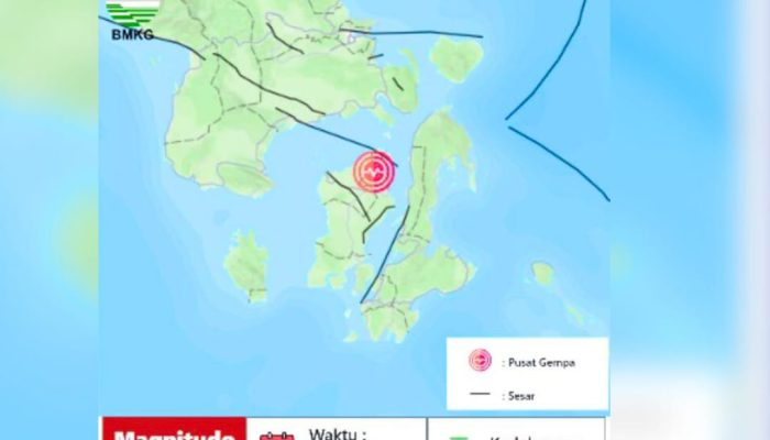 Muna Barat Diguncang Gempa Magnitudo 4,4, Warga Rasakan Getaran Ringan