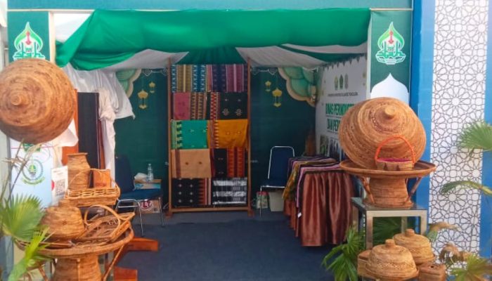 Anyaman Nentu Kreasi Warga Muna Warnai Pameran STQH Nasional, Diminati Pengunjung Luar Daerah