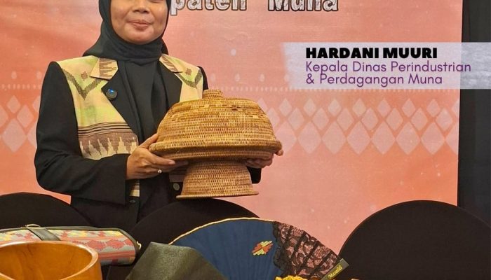 Anyaman Nentu Muna Raih yang Penghargaan OVOP Bintang Dua Ikut Mejeng di Rakerda Dekranasda