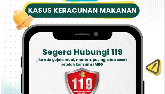 Kemenkes Buka Hotline Pengaduan Keracunan MBG, Bisa Hubungi 119