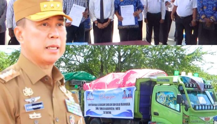 Eksekusi Program Penggaris ASR-Hugua: Diknas Bagi-bagi 17 Ribuan Seragam Sekolah Gratis