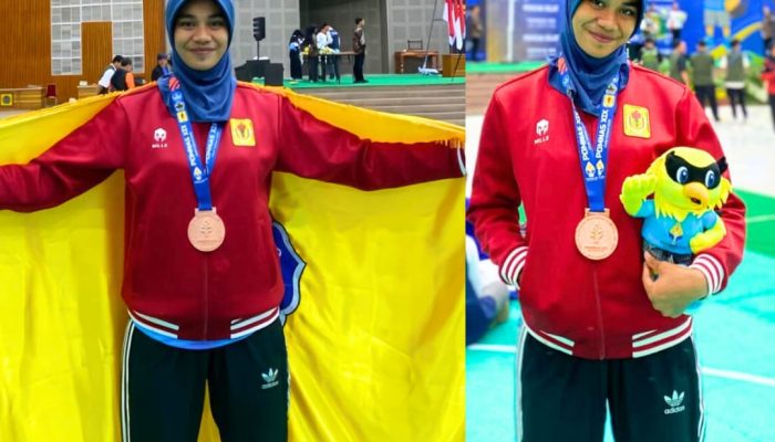 Siti Rahmalia, Atlet Silat UHO Cetak Medali Emas di Panggung POMNAS XIX