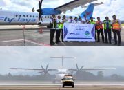 Sukses Mendarat di Bandara Haluoleo, Segini Harga Tiket Fly Jaya Air Rute Kendari-Bone