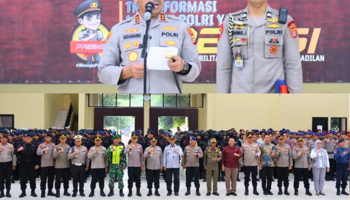 Polda Sultra Kerahkan 1.355 Personel Polisi Jaga Perhelatan STQH Nasional di Kendari