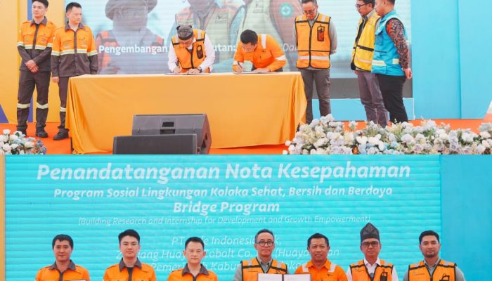 PT Vale, Pemkab Kolaka & Huayou Teken MoU Strategis Kolaborasi Wujudkan Program ESG