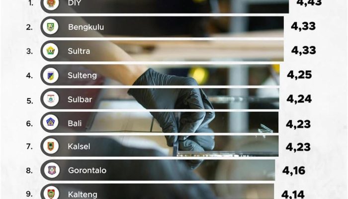 Sulawesi Tenggara Masuk 3 Besar Daerah Paling Terampil di Indonesia