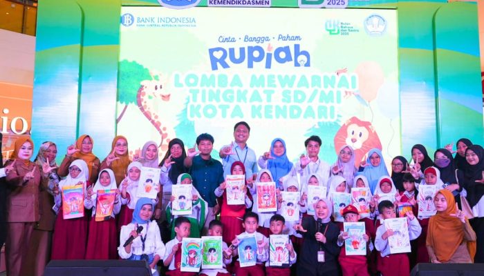 BI Sultra Rilis Buku Cerita Anak Berbahasa Wolio & Wakatobi: Belajar Sejarah Uang Jadul ‘Kampua’ & Rupiah