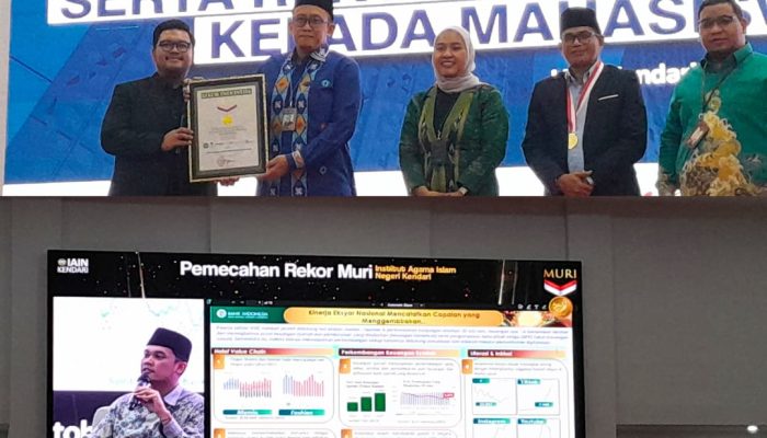 Dukung Kegiatan Rekor MURI IAIN Kendari, BI Sultra Tekankan Pentingnya Ekonomi Syariah