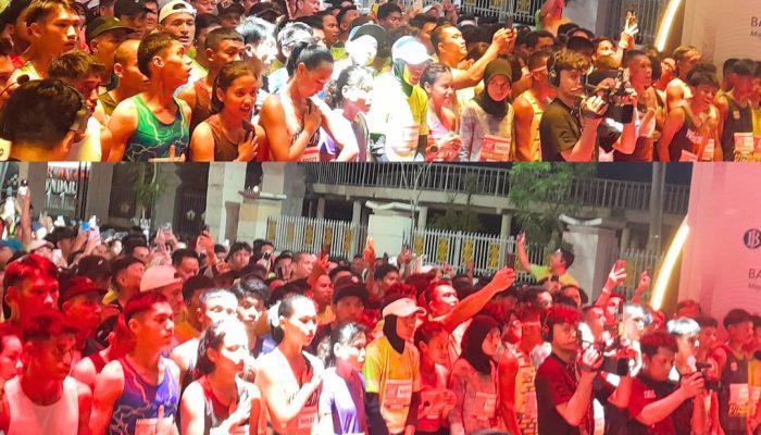 Night Run Pertama di Sultra, 1.100 Pelari Tumpah Ruah di Kawasan MTQ Kendari