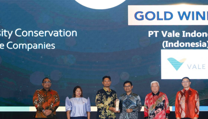 PT Vale Raih Gold Award Asia ESG Positive Impact Awards 2025 untuk “Biodiversity Conservation