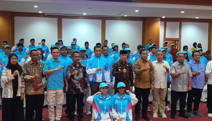 Gubernur Sultra Lepas 81 Kontingen ke POPNAS XVII dan Peparpenas XI di Jakarta