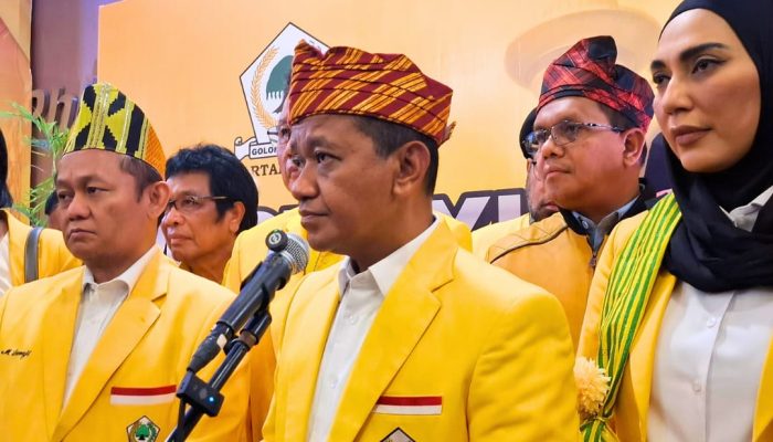 Buka Musda Partai Golkar Sultra, Bahlil Lahadalia: Siapapun yang Terpilih Jangan Mencerai Berai Partai!