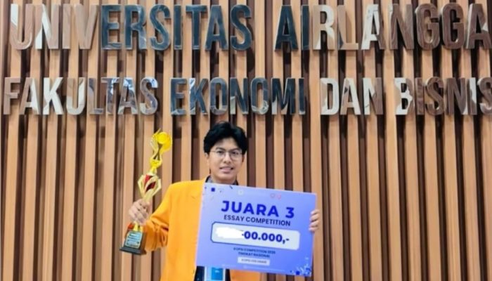 Riang Hidayat Mahasiswa UHO Angkat Konsep Transformasi Digital Koperasi, Raih Juara 3 Nasional di UNAIR