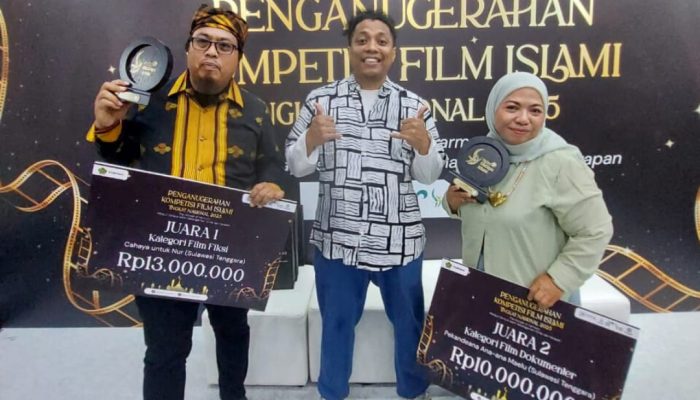 Dua Film Karya Sutradara Asal Kota Baubau Raih Juara Nasional di Kompetisi Film Islami 2025